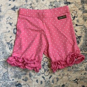 MJ Girls Pink Polka Dot Shorties